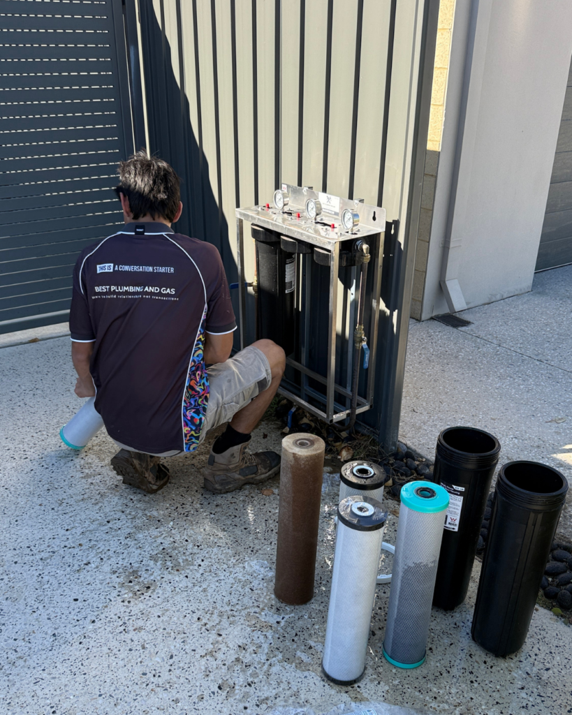 water filtration Perth — under-bench filter installation by Best Plumbing and Gas